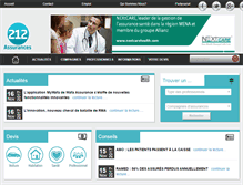 Tablet Screenshot of 212assurances.com